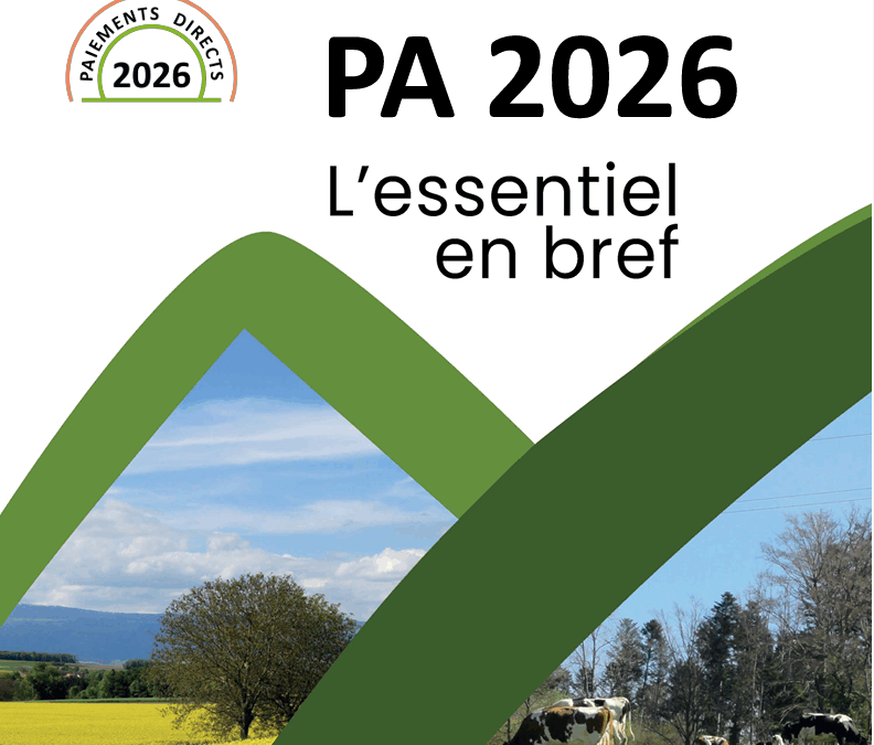 Nouveautés paiements directs